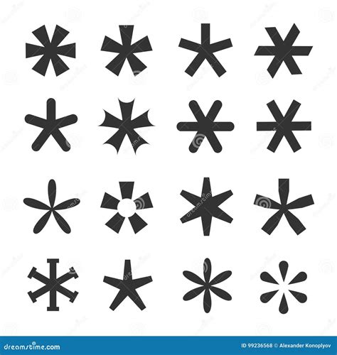 asterisco símbolo.